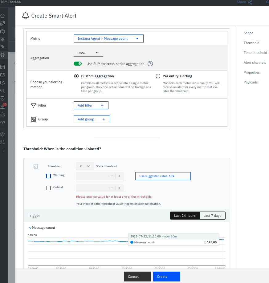 Instana Agent Smart Alerts | IBM Instana - The Lost Docs